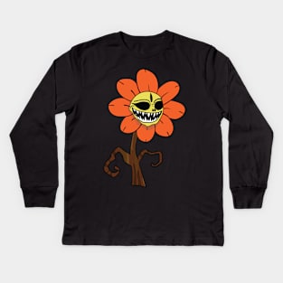 flower monster Kids Long Sleeve T-Shirt